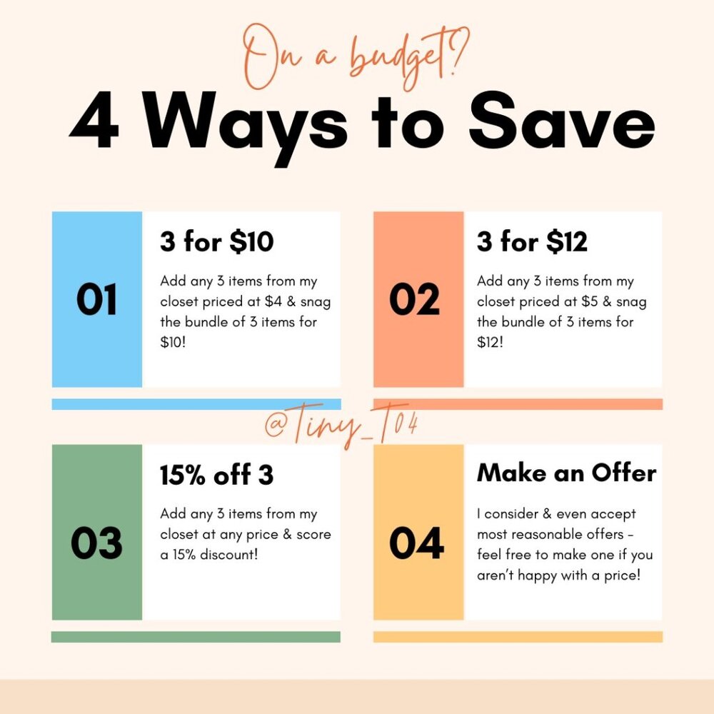 4 Ways to Save in my Closet!